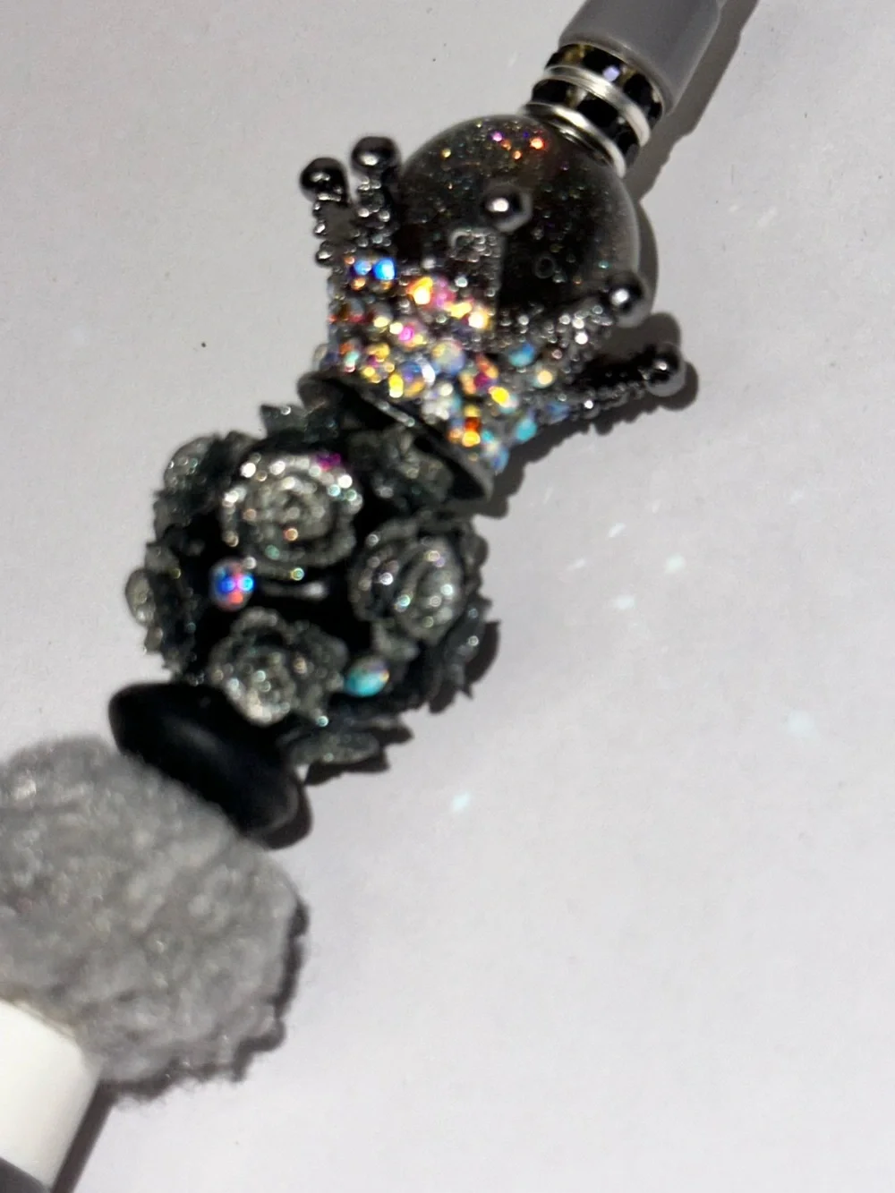 Embellished Black & Silver Decorative Box Cutter
